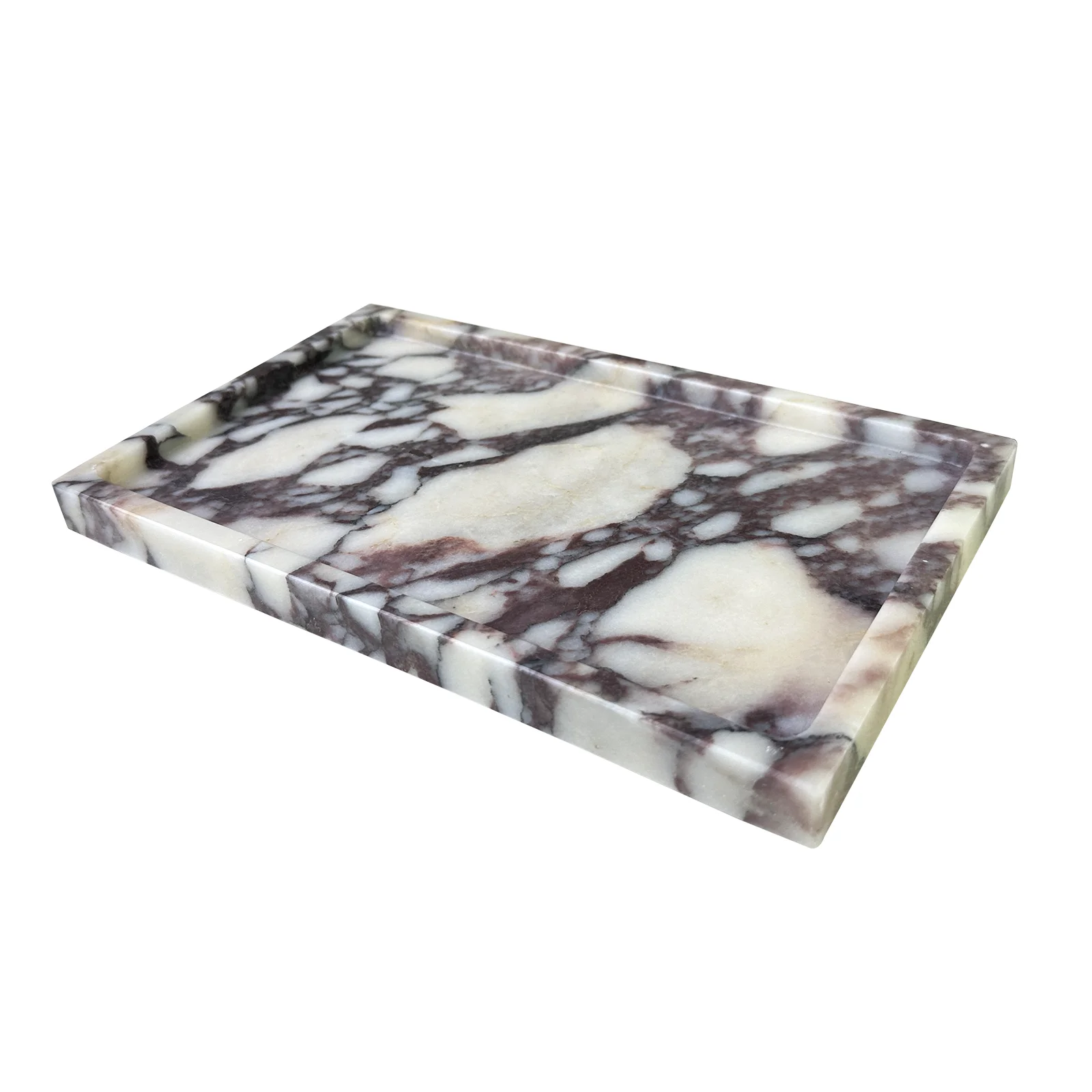 Natural Marble Vanity & Serving Tray